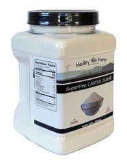 Medley Hills Farm sugar texture closeup reveals tiny crystals ideal for meringues