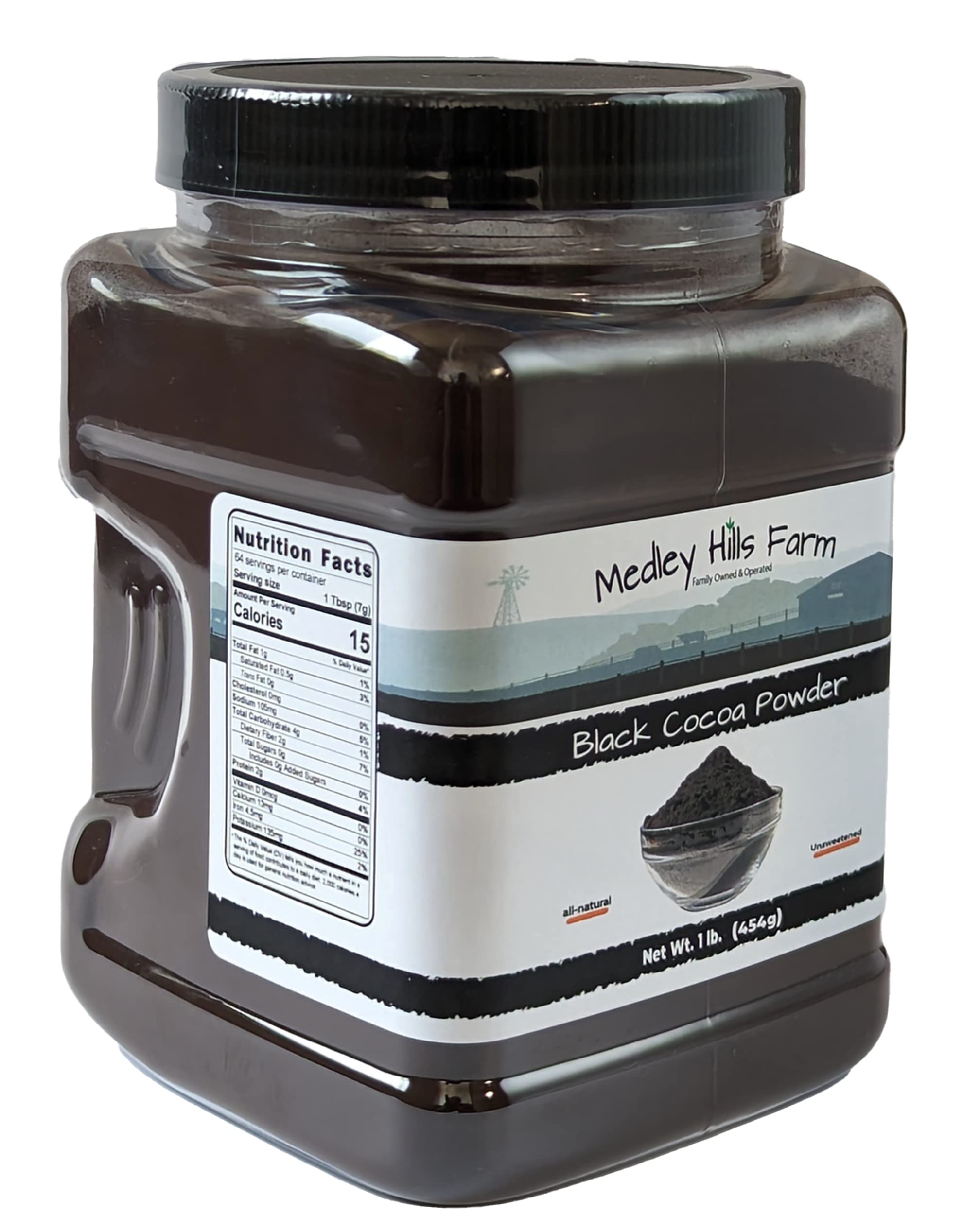 Medley Hills Farm ultra-Dutch cocoa powder highlights deep color and smooth texture