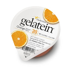 Medtrition Gelatein Orange pack shows a ready-to-serve high-protein option for diverse diets.