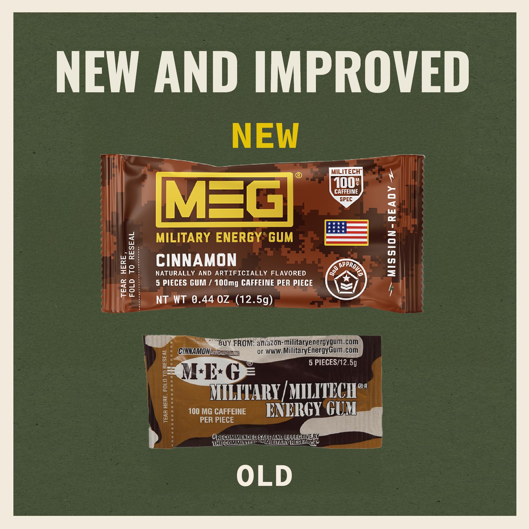 MEG eight-pack box containing forty pieces for on-the-go energy