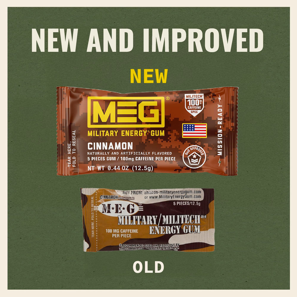 MEG eight-pack box containing forty pieces for on-the-go energy
