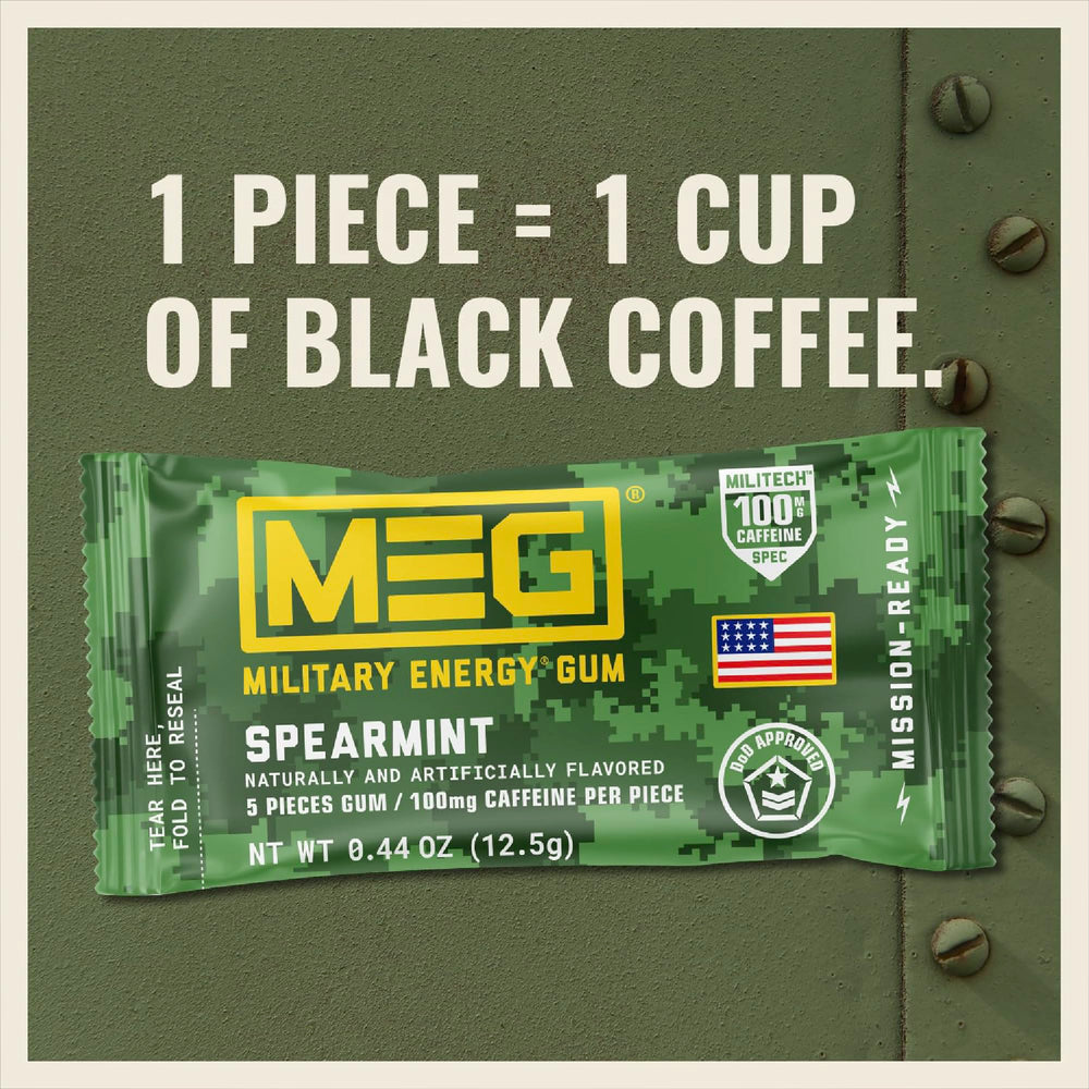 MEG gum on the go use enables focus during a busy day.