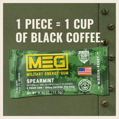 MEG gum on the go use enables focus during a busy day.