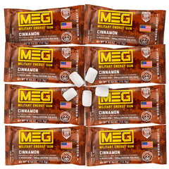 MEG Military Energy Gum pack ready for a quick caffeine boost on the go