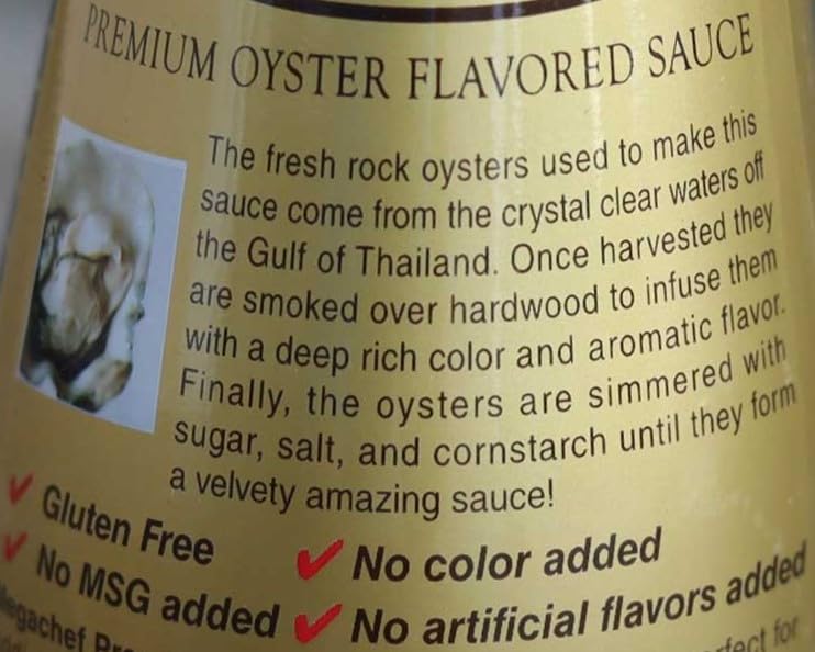 Megachef Premium Oyster Sauce kitchen scene illustrating easy dinner prep