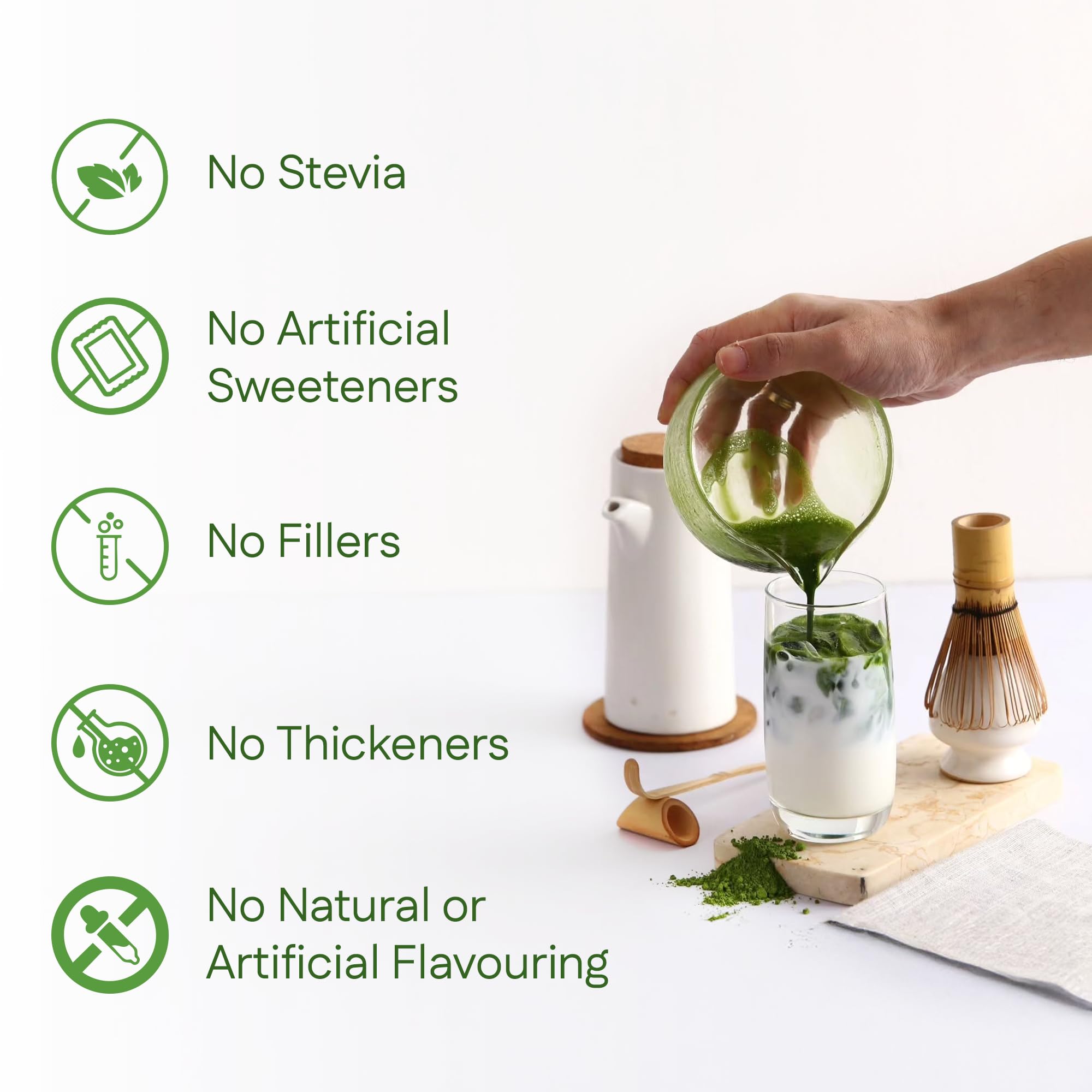 MEGAPLANTS Mushroom Matcha Magic dessert bowls with toppings and matcha