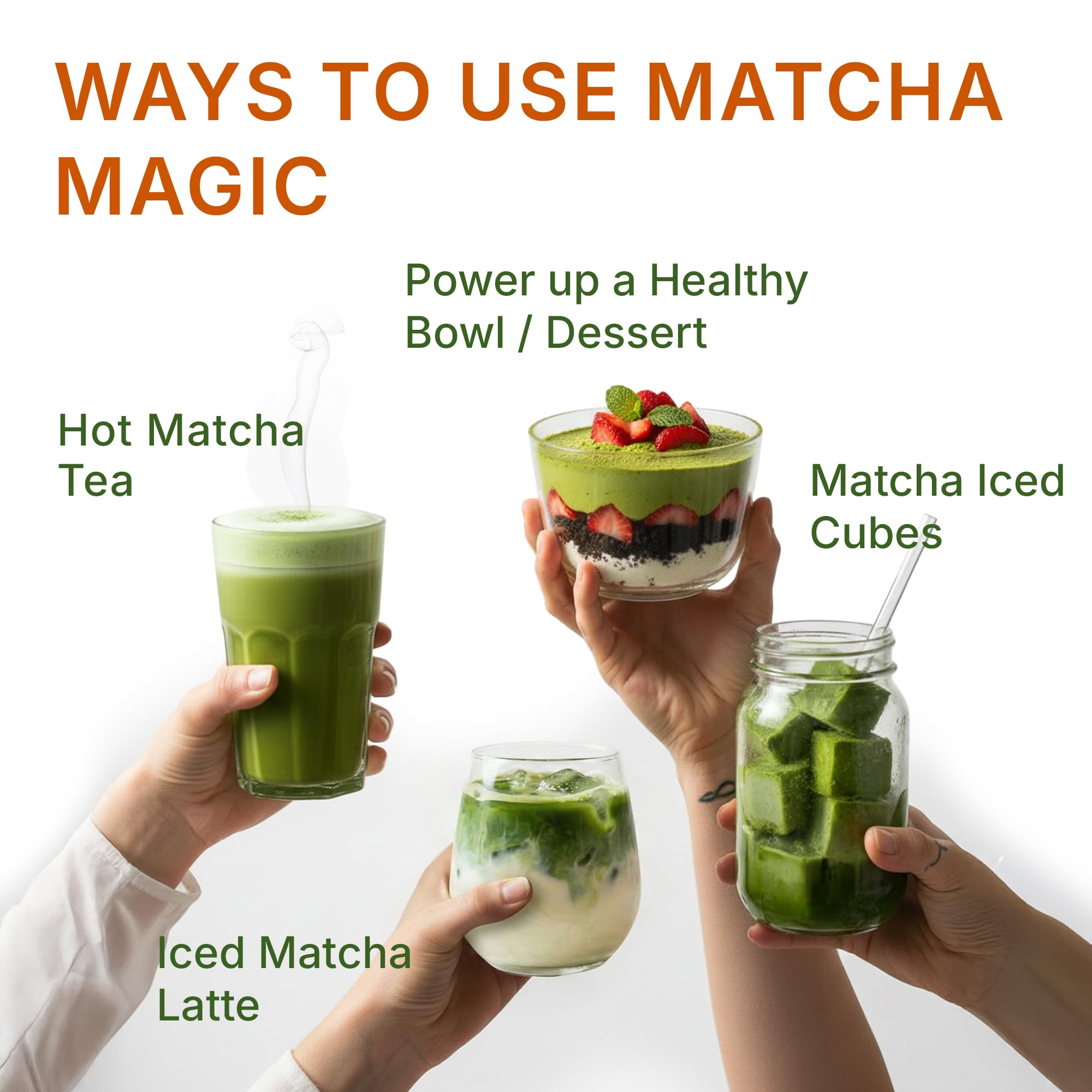 MEGAPLANTS Mushroom Matcha Magic blend with Reishi and Lion's Mane close-up