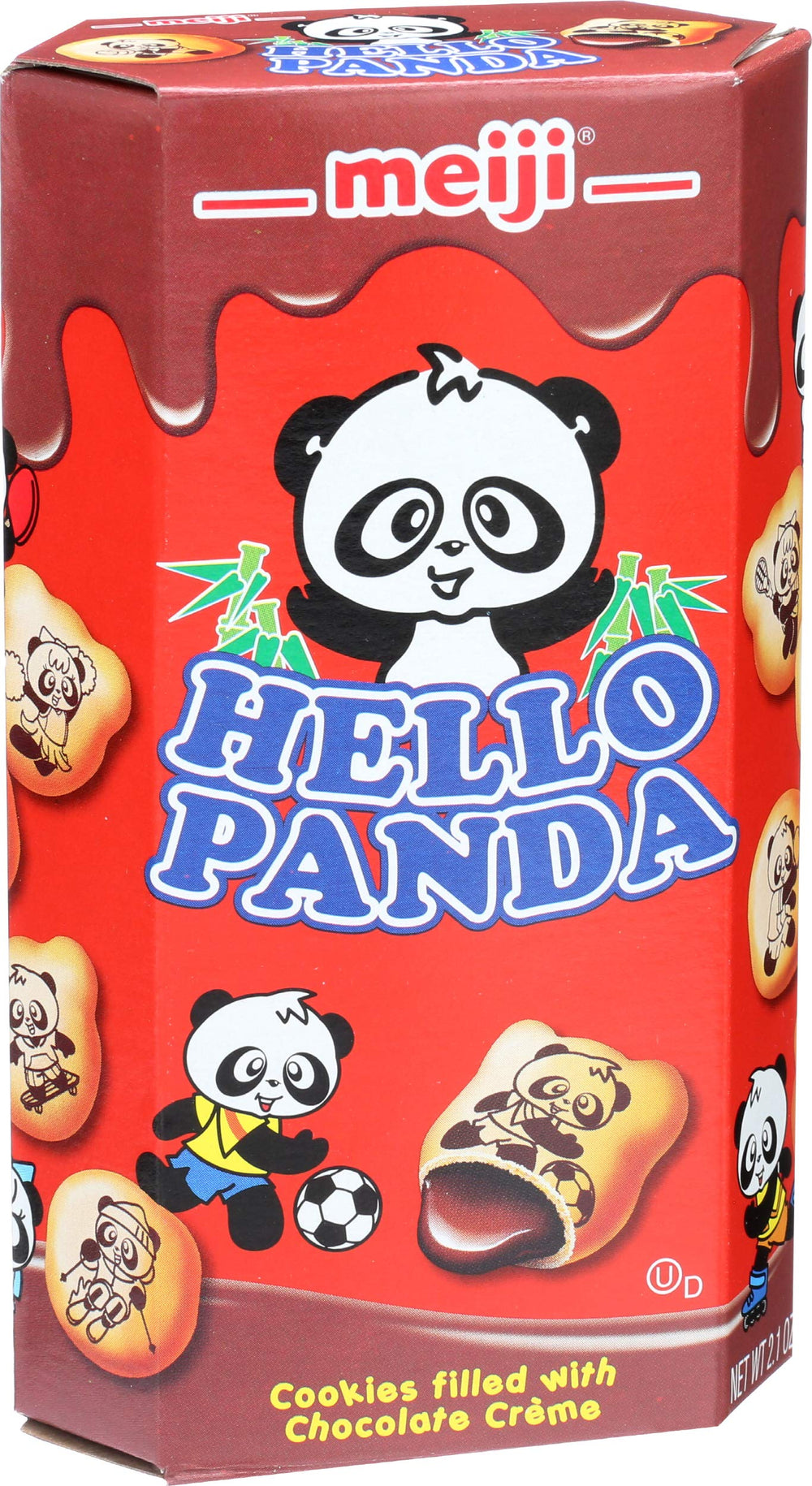 Meiji Hello Panda biscuit with chocolate cream lunchbox option, tasty midday
