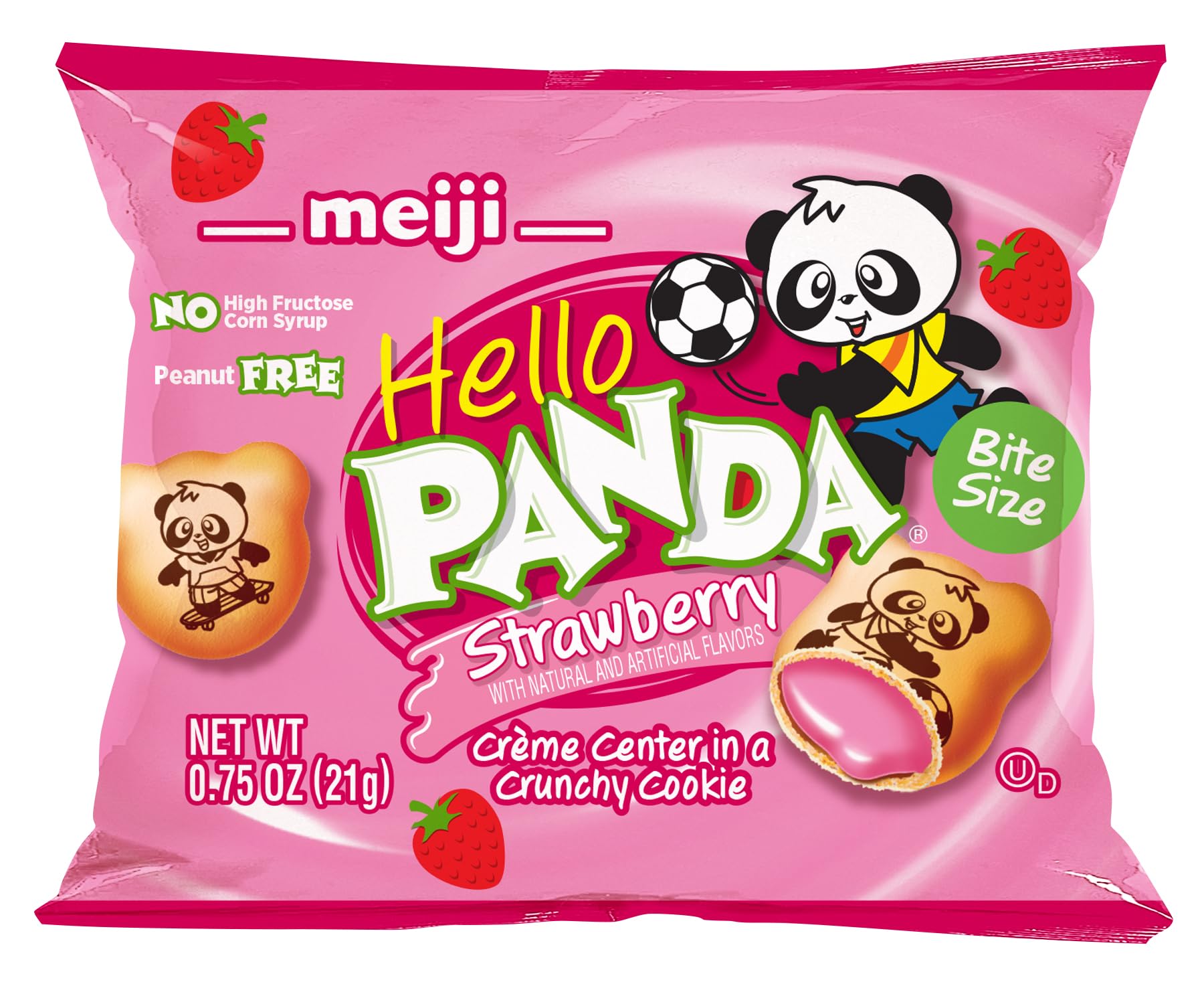 Meiji Hello Panda cookies in an 8-box multipack for easy sharing.