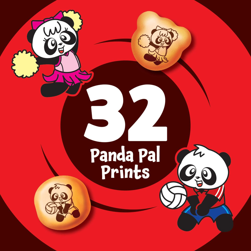 Meiji Hello Panda cookies on shelf display ideal for quick treats