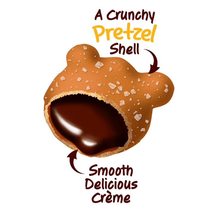 Meiji Hello Panda Pretzel Cookies in a lunchbox, a kid-friendly snack option.