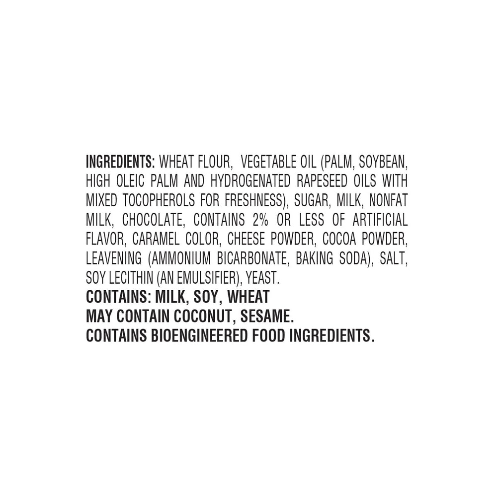 Closeup of Meiji Yan Yan chocolate creme for smooth dipping