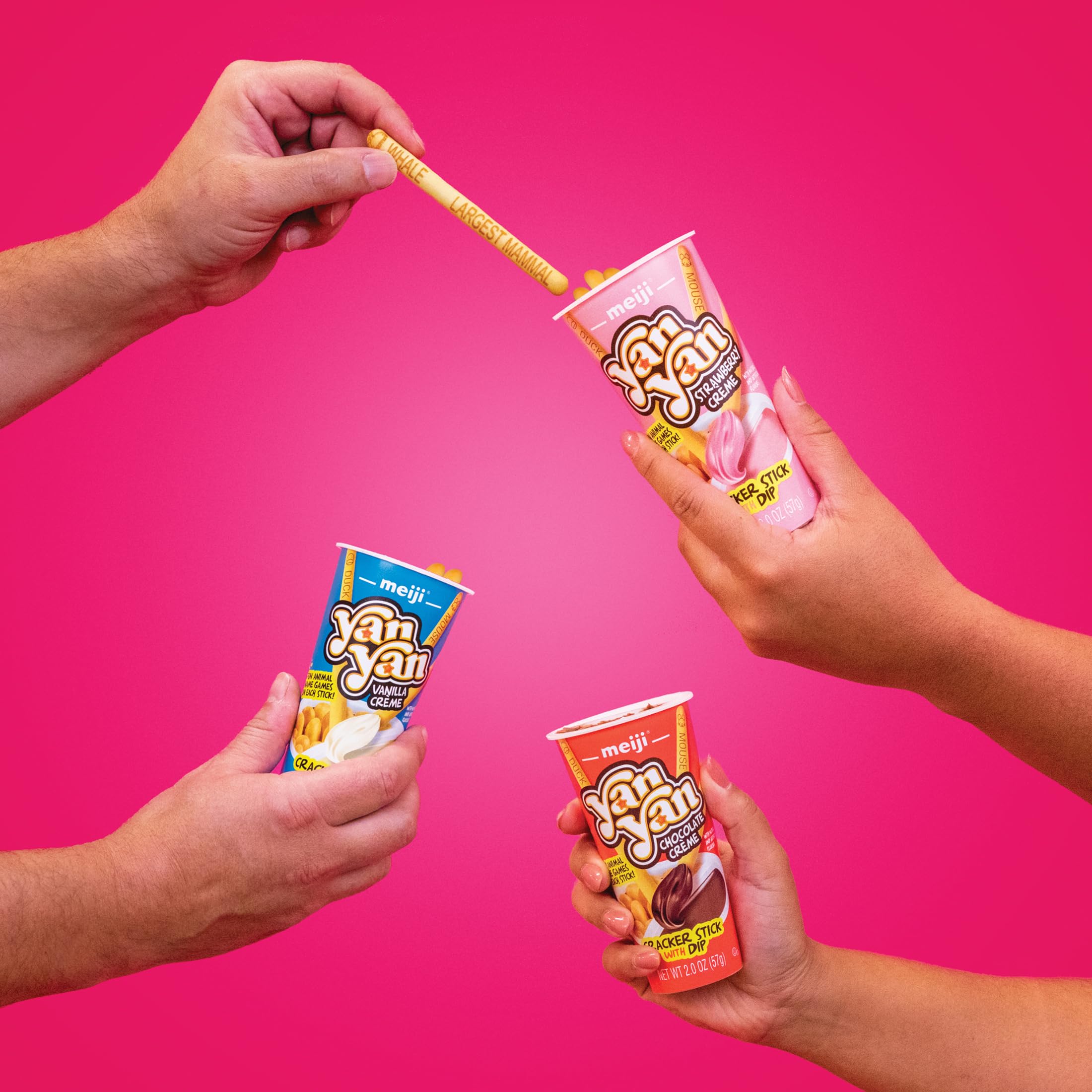 Serving idea: Meiji Yan Yan for a fun, interactive snack experience