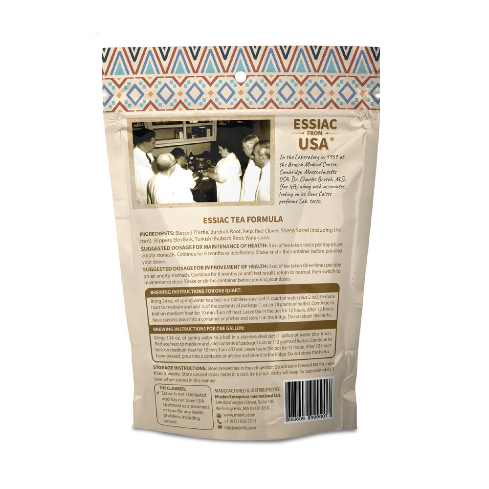 MEINTU Essiac Tea dried herbs closeup showcases natural ingredients for detox and flavor