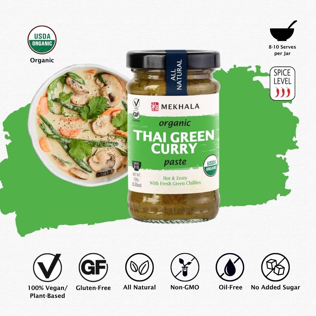 Mekhala paste at HOT spice level ready to heat up meals