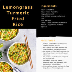 Mekhala Lemongrass Turmeric paste over noodles creates fragrant bowls