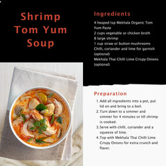 Mekhala Tom Yum paste cooking idea plate illustrating versatile flavor enhancer
