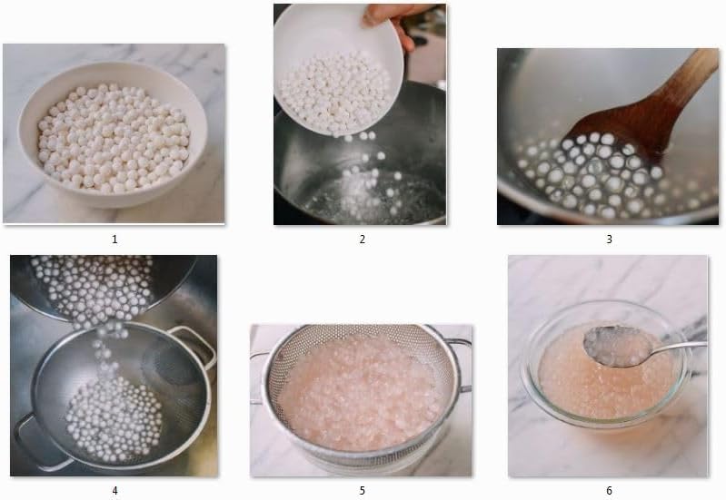 Mekoman sago pearls in savory soups boost texture.