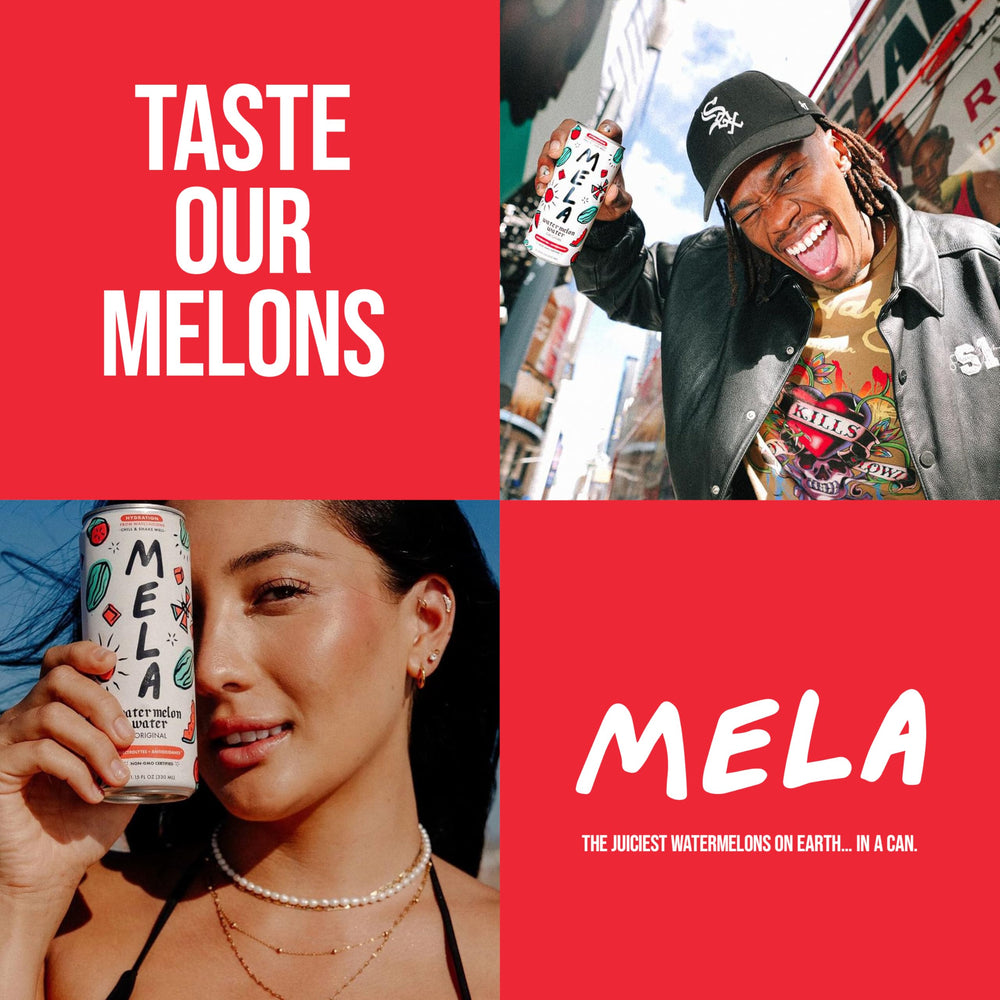 Mela Watermelon Water enjoyed during outdoor activity or workout session.