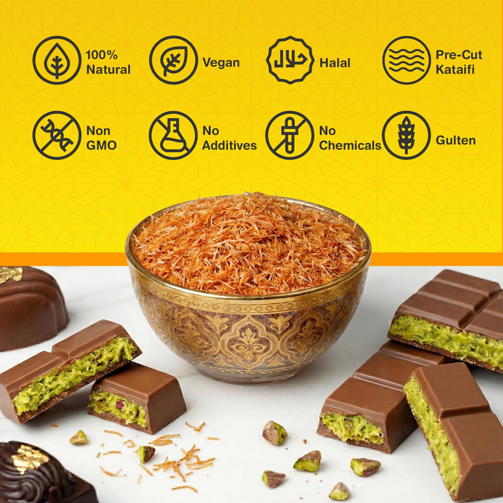 MELIKE Kataifi made from natural ingredients with no additives.