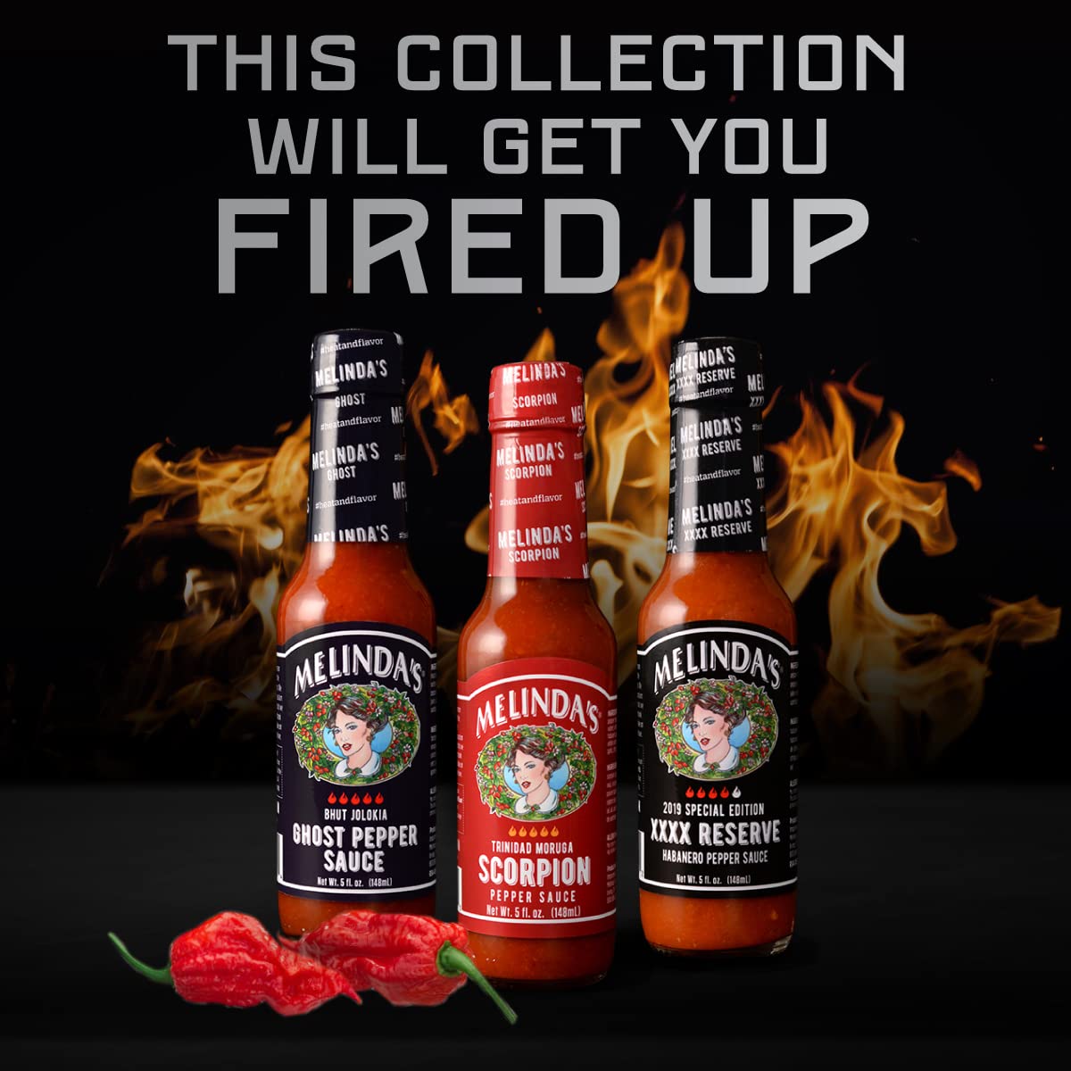 Melinda's XXXXtra Reserve habanero bottle adds depth and complexity to dishes.