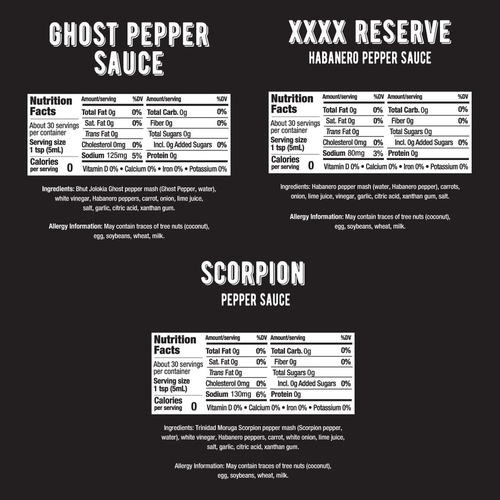 Melinda's Scorpion Pepper bottle adds intense heat with vibrant, savory notes.