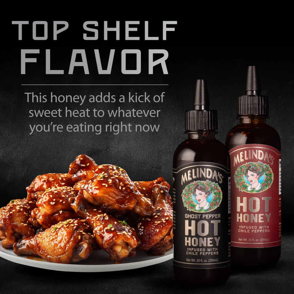 Melinda’s Hot Honey as a marinade for meats and vegetables.