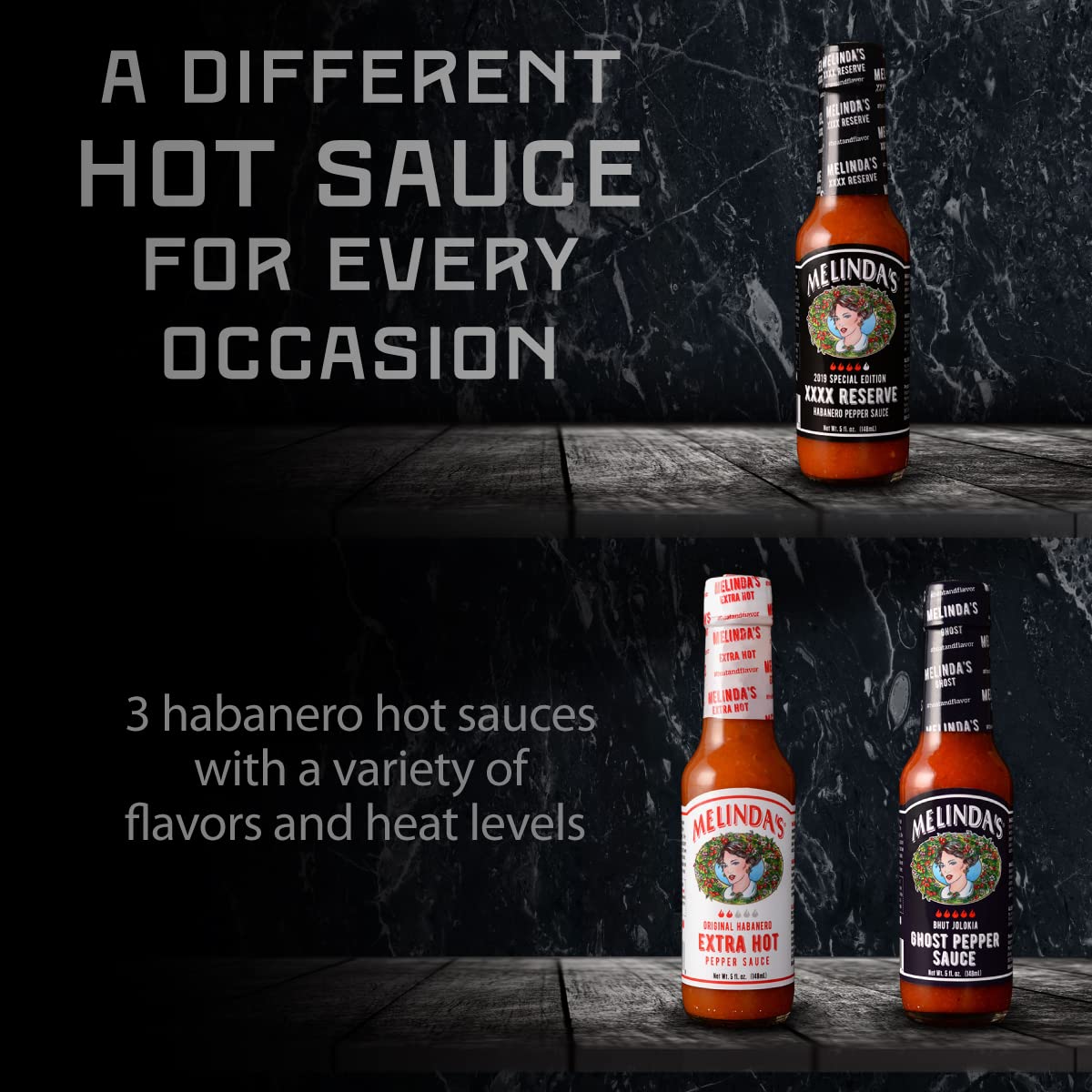 Melinda's hot sauce pairings with tacos illustrate versatile kick for meals.