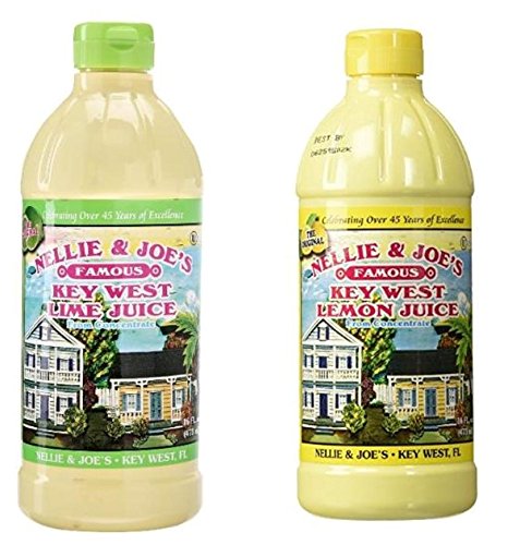 Melkesde Nellie and Joes Key West Lemon and Lime Juice twin-pack bottle for bright, versatile kitchen use.