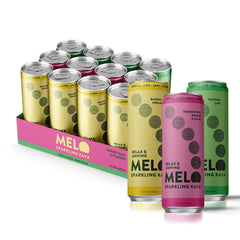 Melo Sparkling Kava Variety Pack can display, inviting a refreshing non-alcoholic option for gatherings.