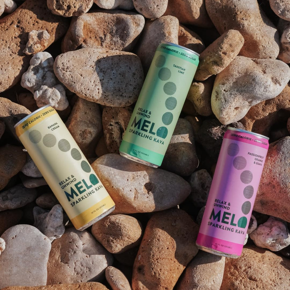 Melo vegan gluten-free label can, appealing to dietary-conscious shoppers.