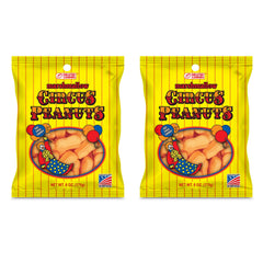 Melster Candies classic circus peanuts in a bag, nostalgic and portable snack option.