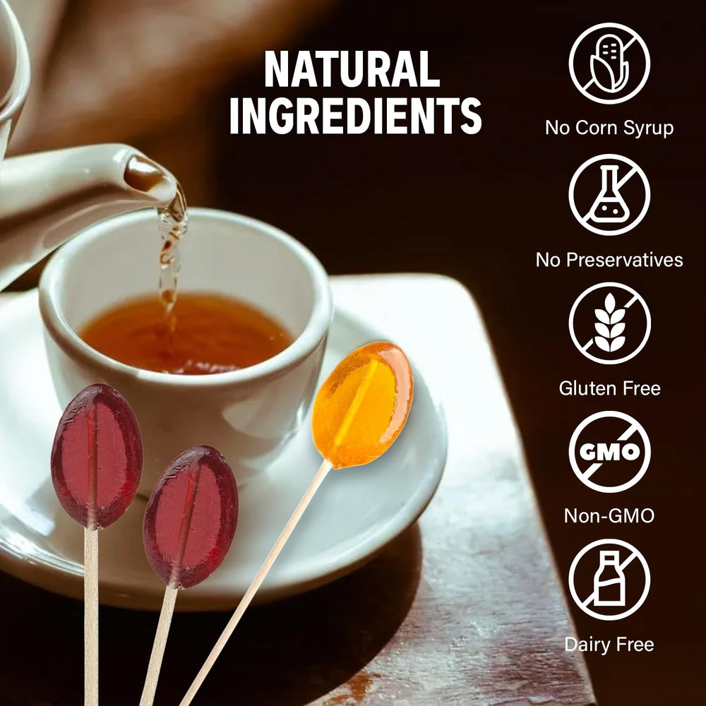 Melville Candy gluten-free honey spoons packaging for dietary needs.