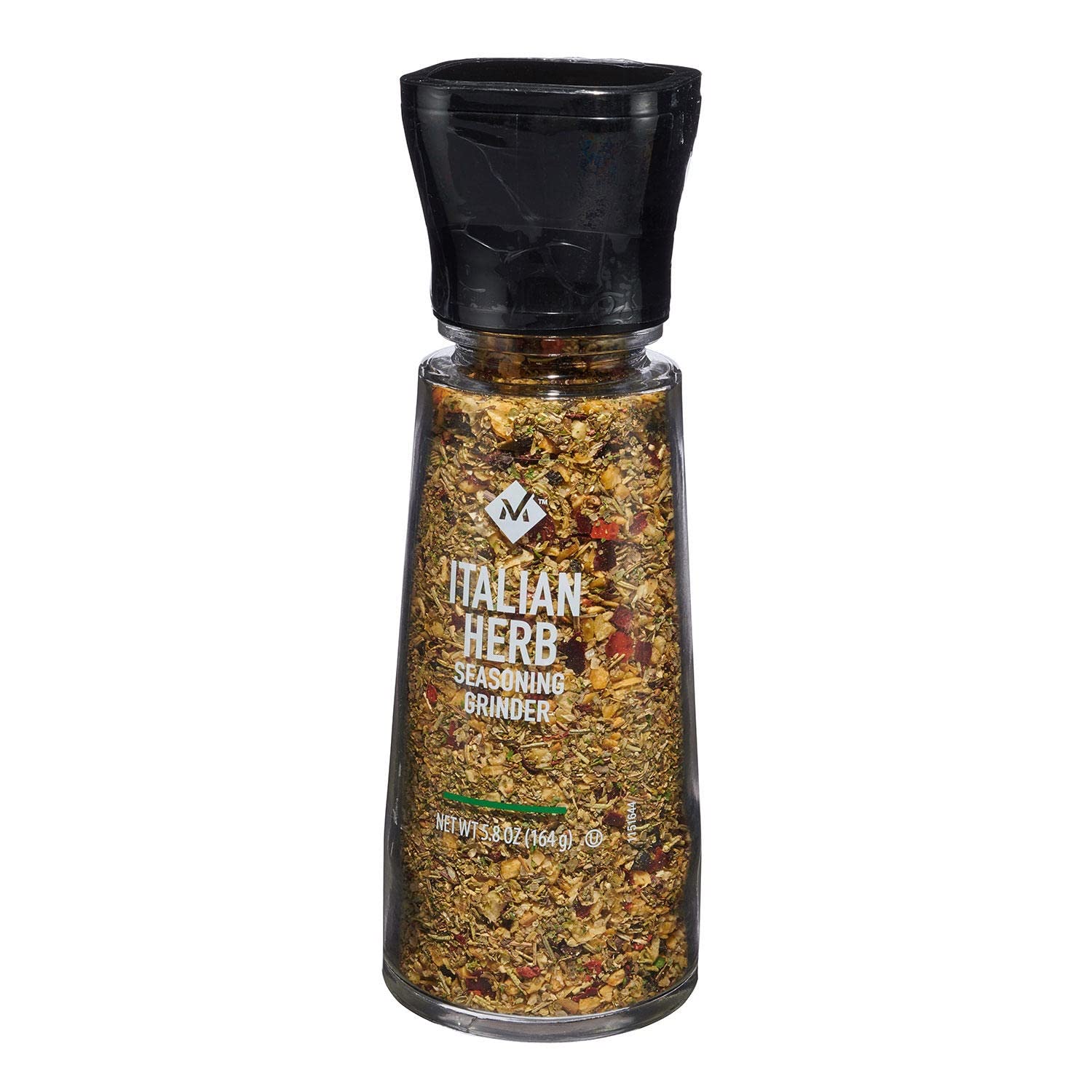 Member's Mark Italian Herb Seasoning Grinder with adjustable head ensures consistent grind.