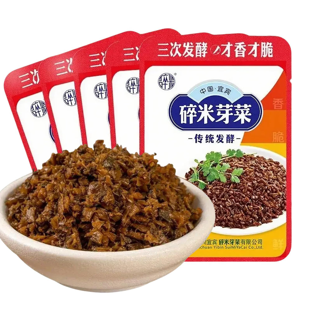 Mentangzhao Suimiyacai hand-destemmed-core-slices for tender texture in quick stir-fry