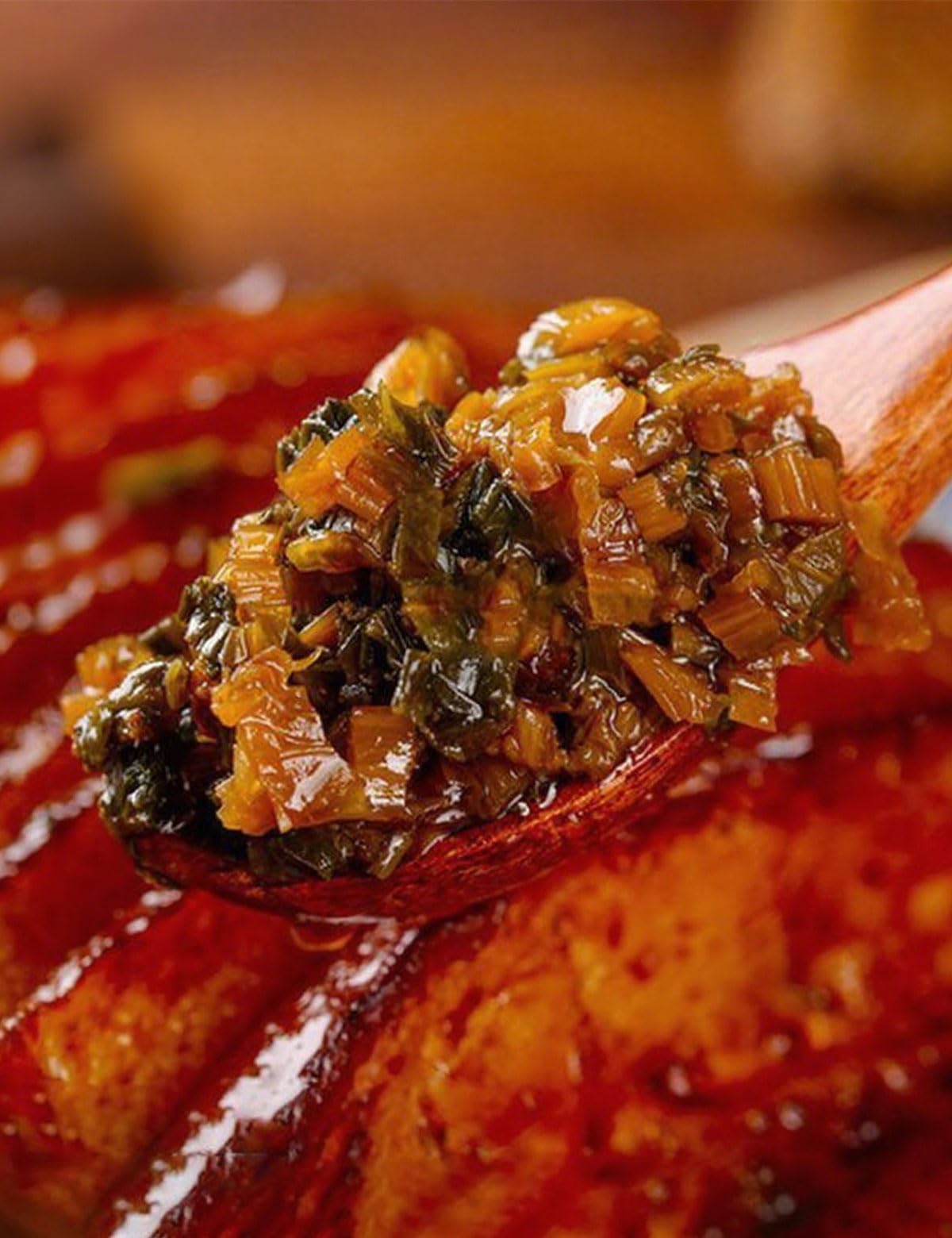 Mentangzhao Suimiyacai reduced-salt-balance preserves flavor with lighter salt