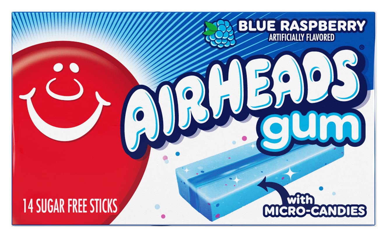 MENTOS Airheads blue raspberry display for parties and gatherings
