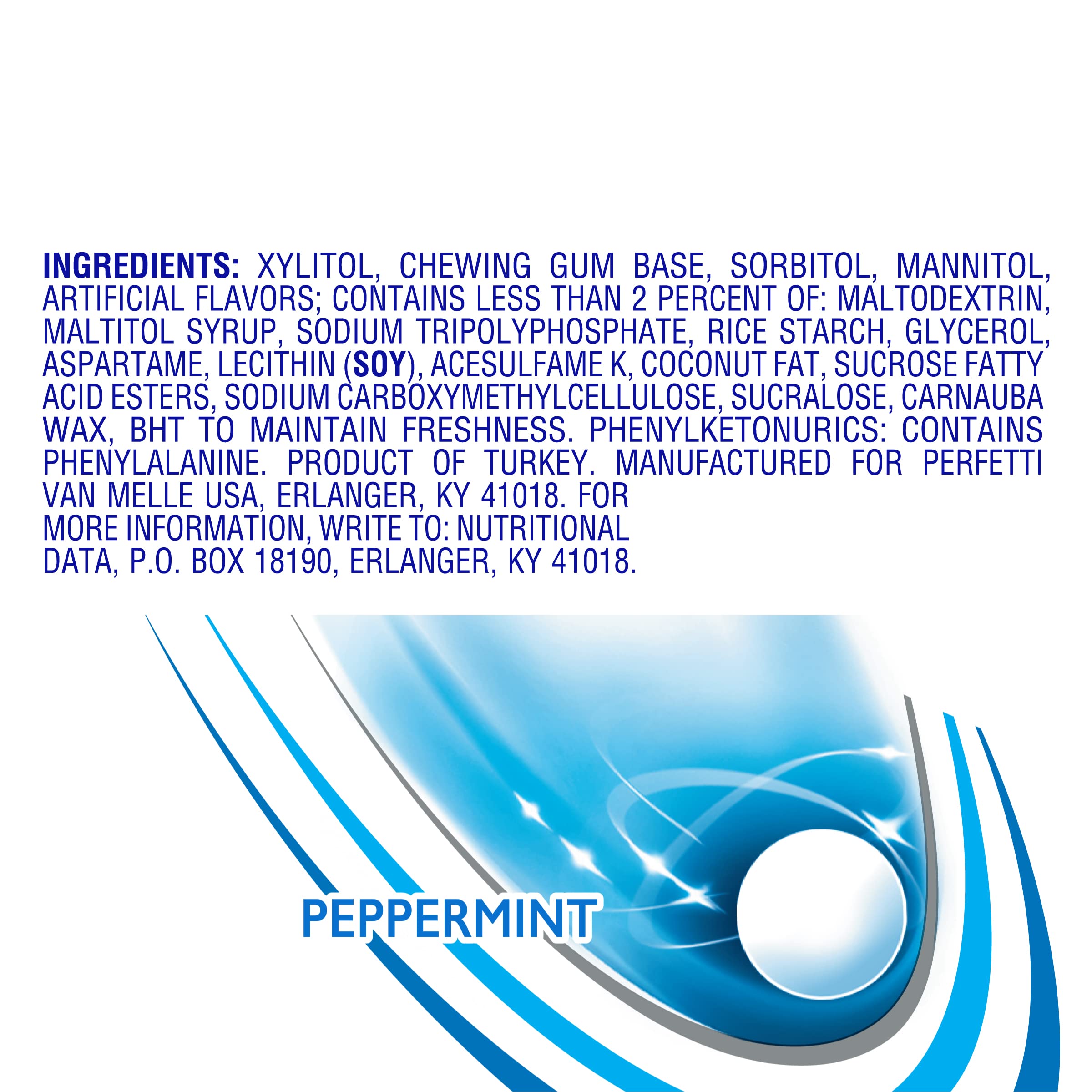 Mentos Always White crunchy shell and soft center for a crisp mint experience.