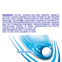 Mentos Always White crunchy shell and soft center for a crisp mint experience.