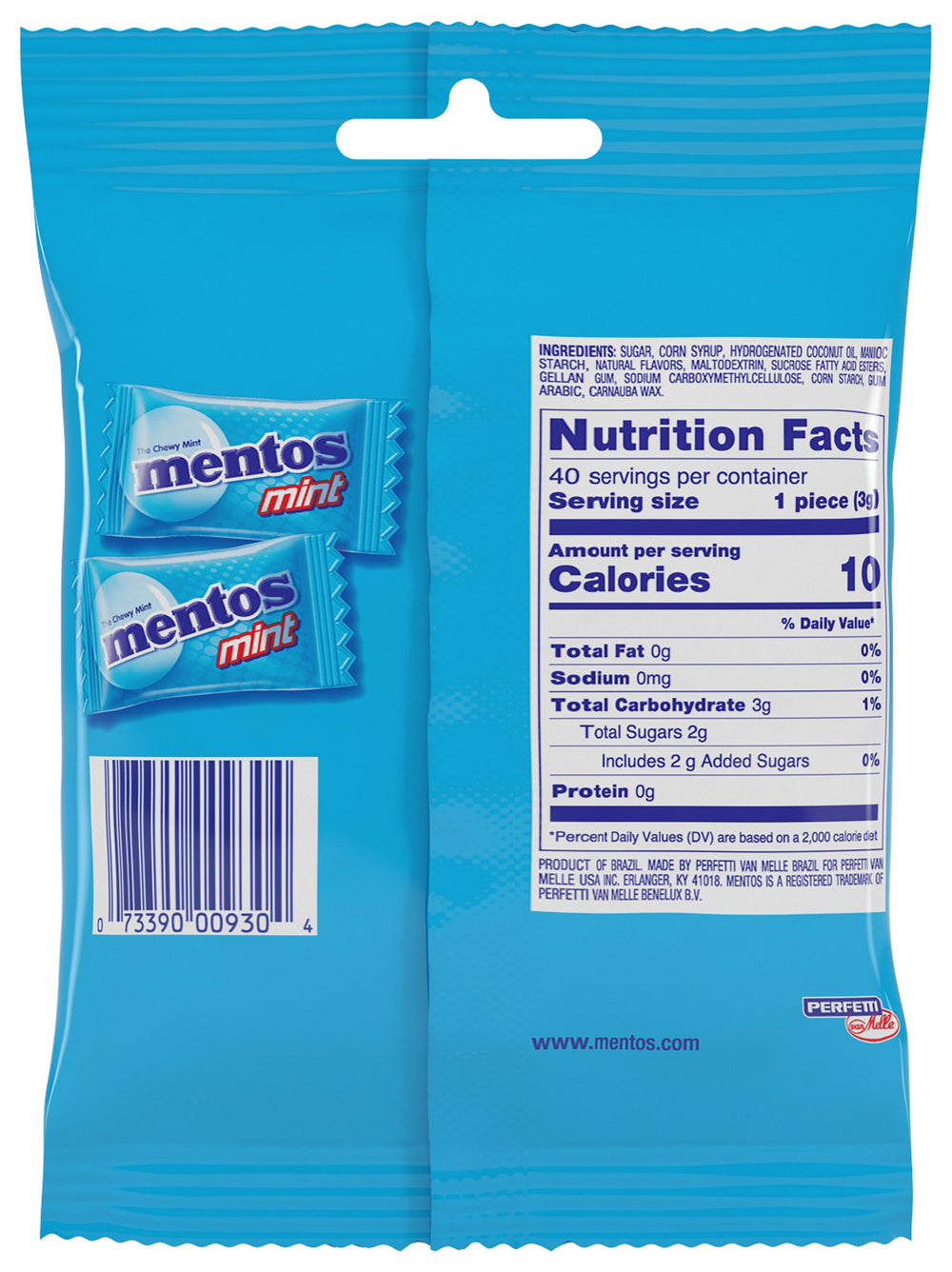 Mentos chewy mint candy individual wrappers keep treats fresh for events and favors