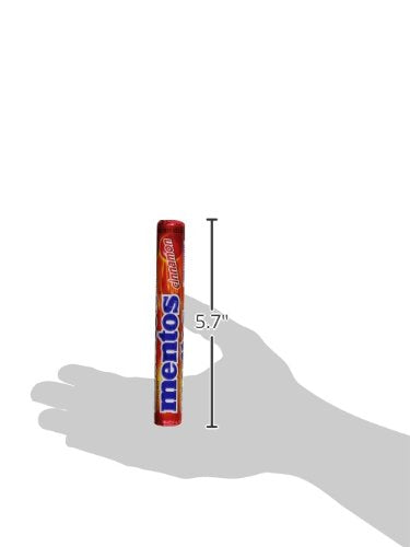 Party pack display of Mentos Chewy Mint Cinnamon for events and celebrations.