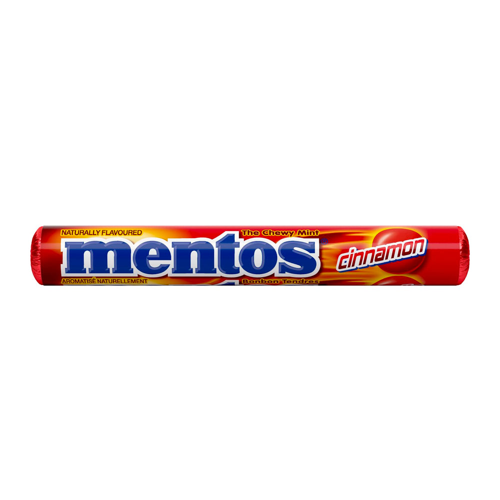 Mentos Cinnamon Chewy Mints wedding favors option with cinnamon flavor.