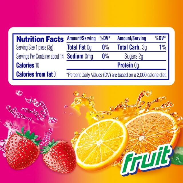 Mentos Fruit Mint Candies pack for bursts of flavor and fresh breath