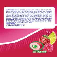Mentos gum with crunchy shell and soft center flavor texture