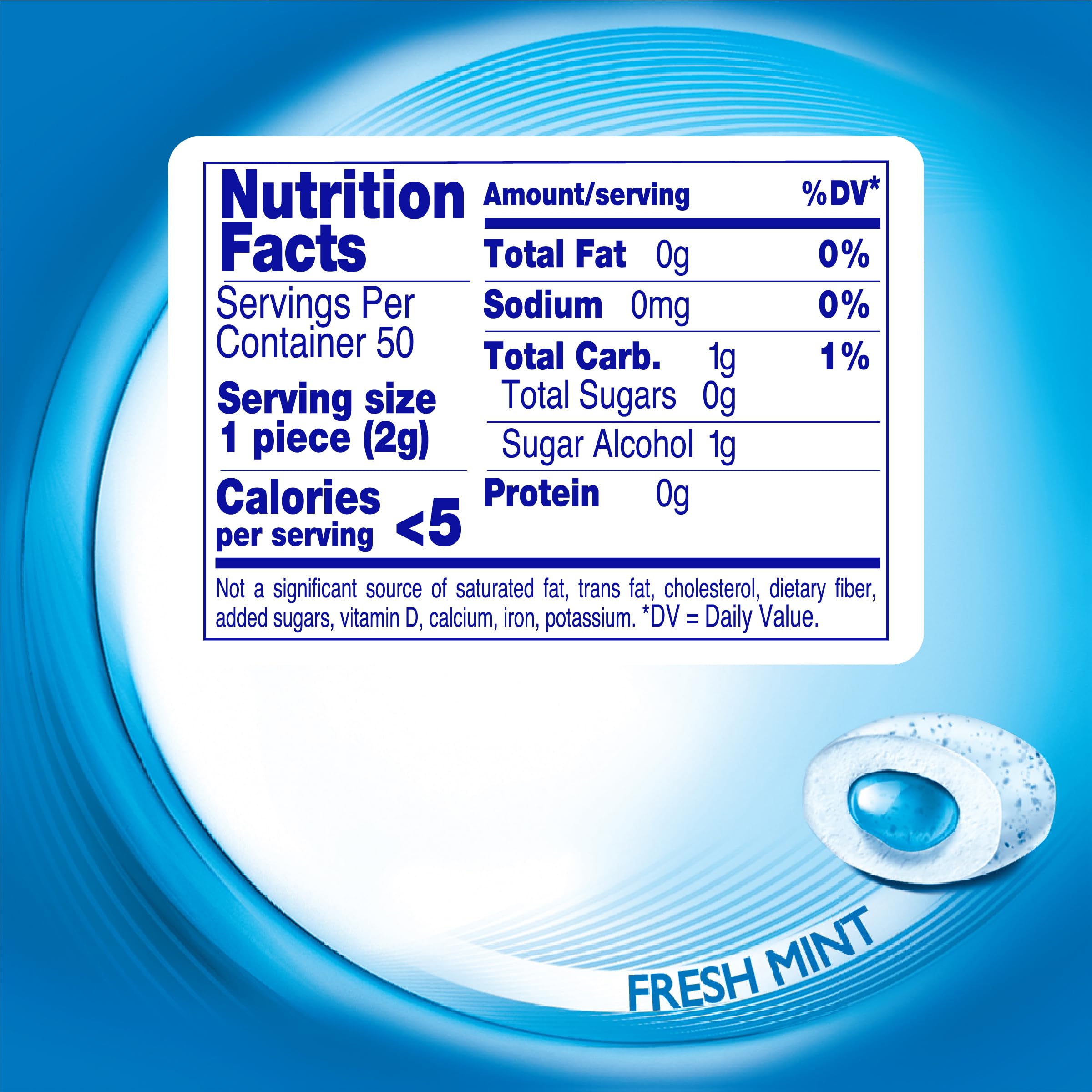 Mentos Pure Fresh curvy bottle on a desk for quick, portable mint refresh.
