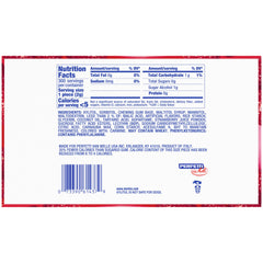 Mentos Pure Fresh Strawberry gum bottle open showing sugar-free option