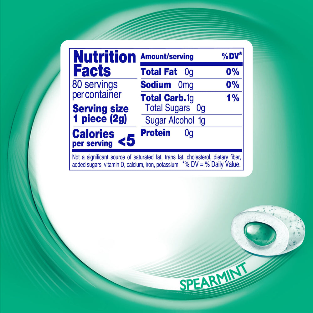 Mentos Pure Fresh gum pieces in a resealable bottle for on-the-go freshness.