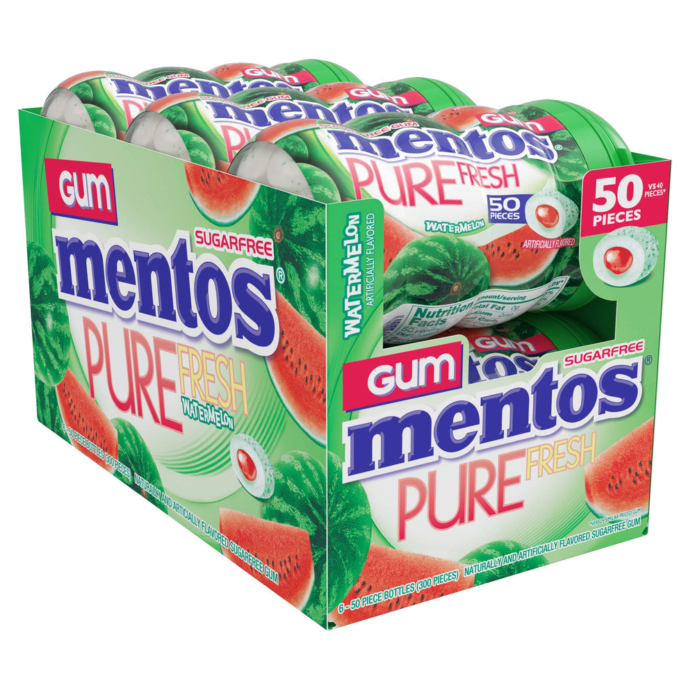 Mentos gum with xylitol may help reduce tooth decay risk