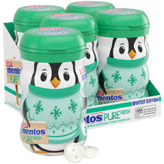 Mentos Pure Fresh Winter Edition bottle with spearmint for long-lasting freshness on the go