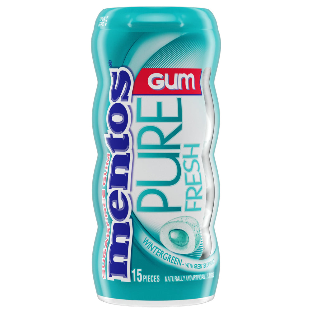 Mentos Pure Fresh gum on-the-go fits purse or backpack for instant refresh